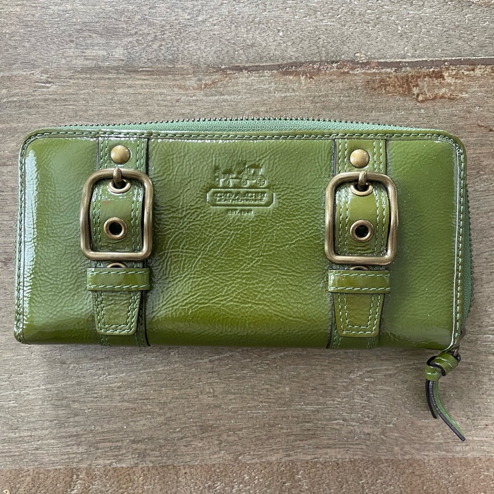 Green Coach wallet